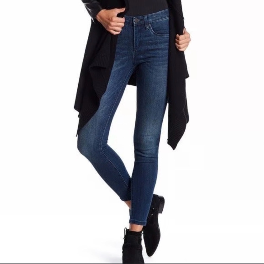 BlankNyc The Great Jones High Rise Stretch Skinny Denim Blue Jean size 28